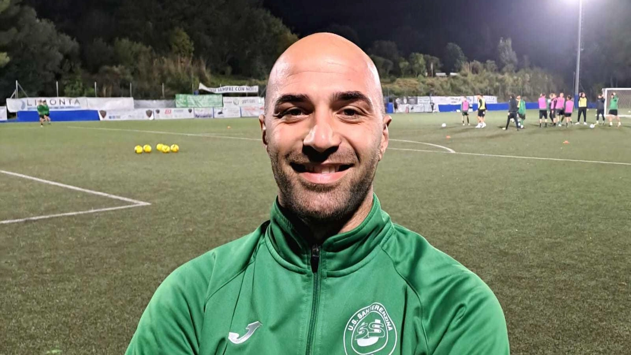 Angelo Grassi, attaccante della Santerenzina Angelo Grassi, attaccante della Santerenzina