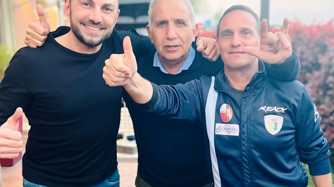Alessandro Moriconi team manager, Antonio Nelli diesse, Walter Vangioni allenatore
