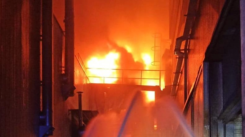 L’incendio alle Fonderie L’incendio alle Fonderie