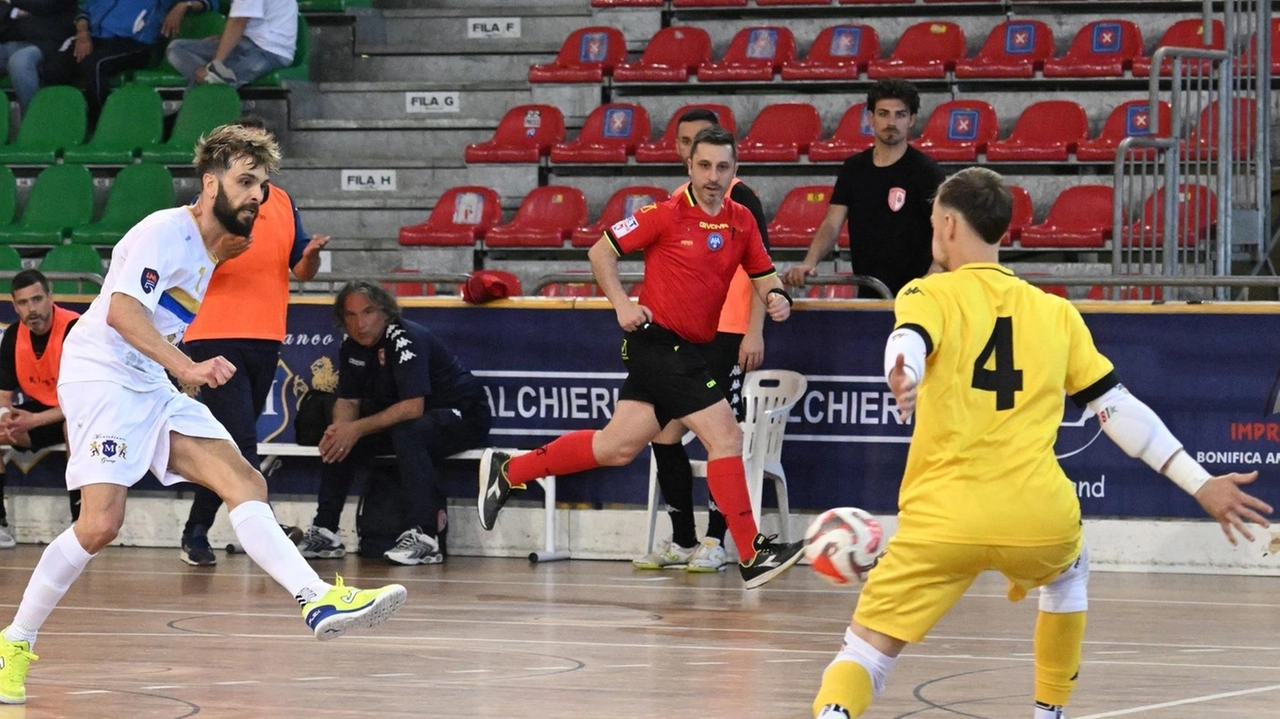Una partita di calcio a 5 della scorsa stagione Una partita di calcio a 5 della scorsa stagione