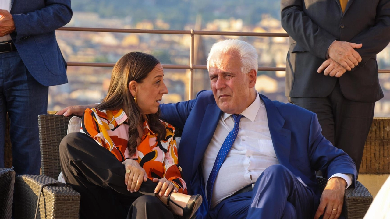 La sindaca di Firenze Sara Funaro a colloquio con. il governatore Eugenio Giani La sindaca di Firenze Sara Funaro a colloquio con. il governatore Eugenio Giani
