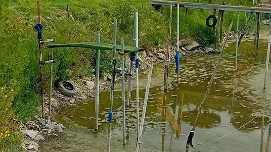 Continuano i lavori per cercare di ripristinare le darsene del lago Trasimeno Continuano i lavori per cercare di ripristinare le darsene del lago Trasimeno