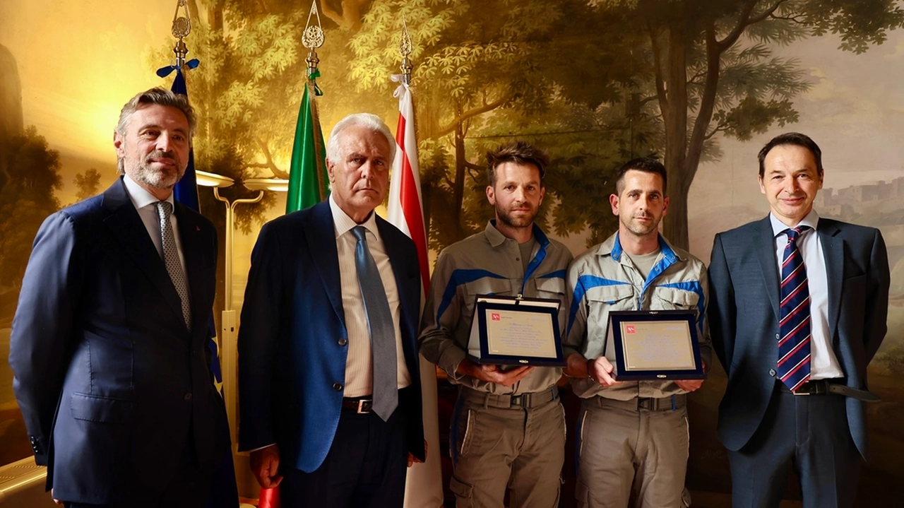 La premiazione in Regione La premiazione in Regione