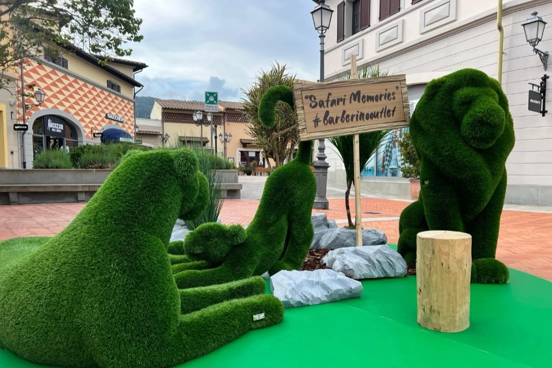Una delle installazioni del "Selfie Festival" di Barberino Outlet