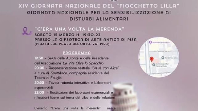 La locandina dell'iniziativa La locandina dell'iniziativa
