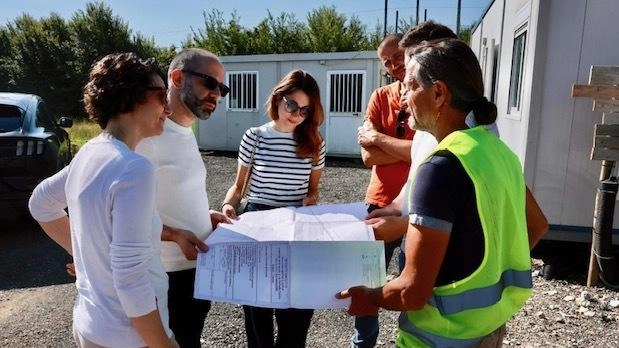 Il sopralluogo degli assessori al cantiere del nuovo impianto di atletica Il sopralluogo degli assessori al cantiere del nuovo impianto di atletica