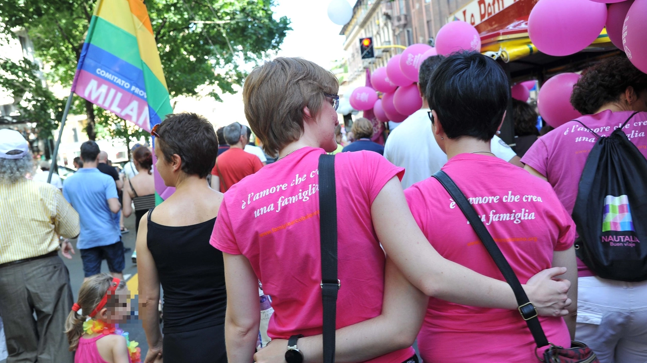 Una coppia gay di due donne Una coppia gay di due donne