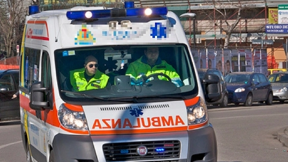 Un'ambulanza in una foto di repertorio