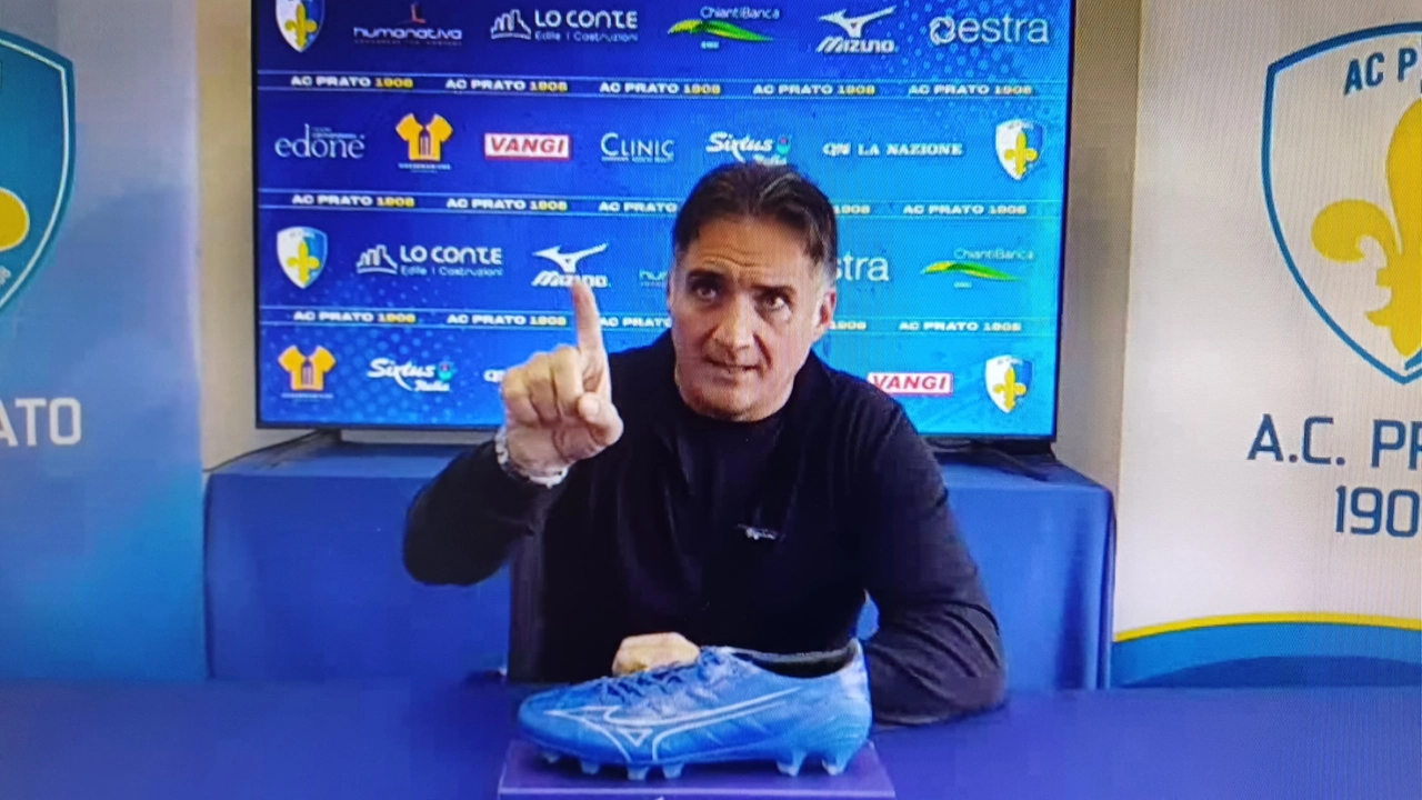 Il presidente dell'Ac Prato, Stefano Commini