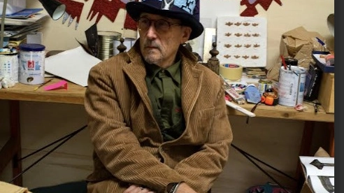 L'artista Giulio Galgani