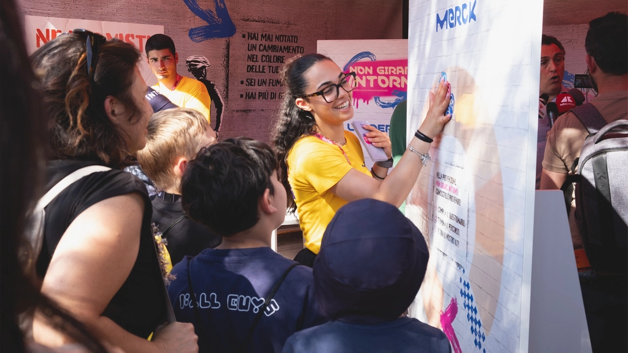 La campagna di Merck "Non girarci intorno" alla tappa pisana del Giro d'Italia La campagna di Merck "Non girarci intorno" alla tappa pisana del Giro d'Italia