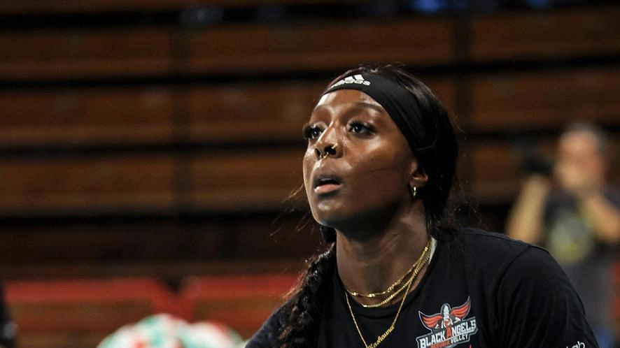 L’opposta statunitense Kashauna Williams L’opposta statunitense Kashauna Williams