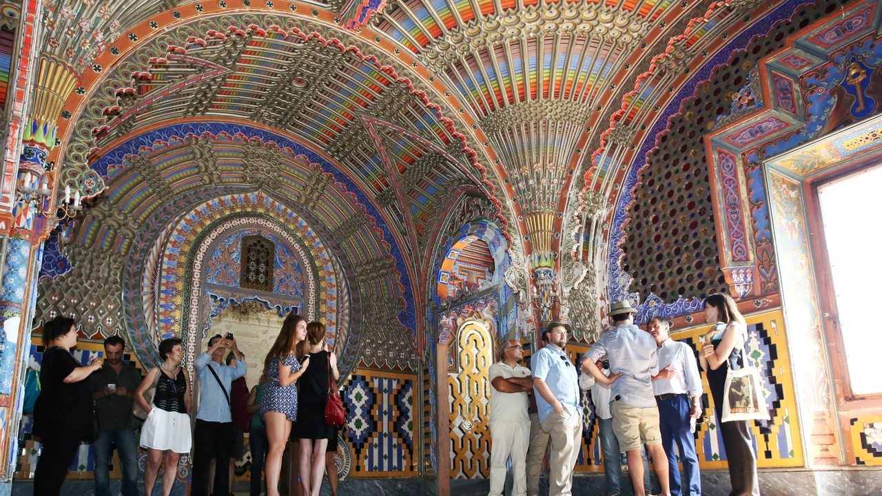L'interno del castello di Sammezzano (Fotocronache Germogli)