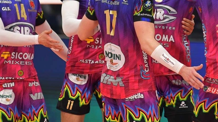 Grande festa a Perugia per celebrare la vittoria in Champions League della squadra di pallavolo maschile. Grande festa a Perugia per celebrare la vittoria in Champions League della squadra di pallavolo maschile.