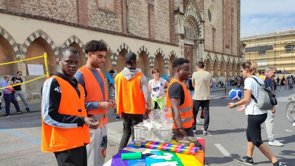 Una iniziativa in piazza San Domenico chiusa al traffico Una iniziativa in piazza San Domenico chiusa al traffico
