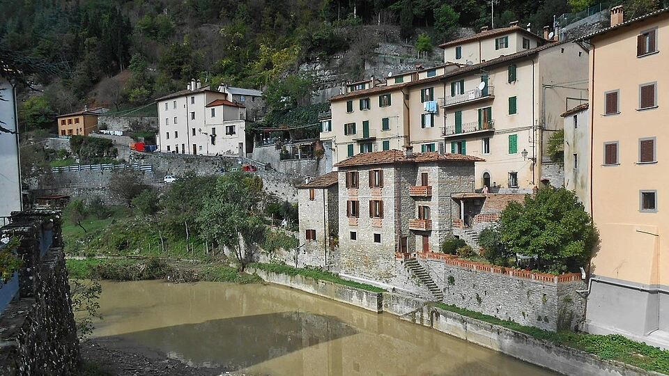 Una veduta di Marradi Una veduta di Marradi