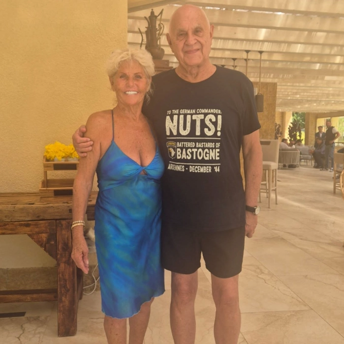 Gianna Manni e il ministro della Giustizia Carlo Nordio alla Masseria Gianna (Foto da Instagram)