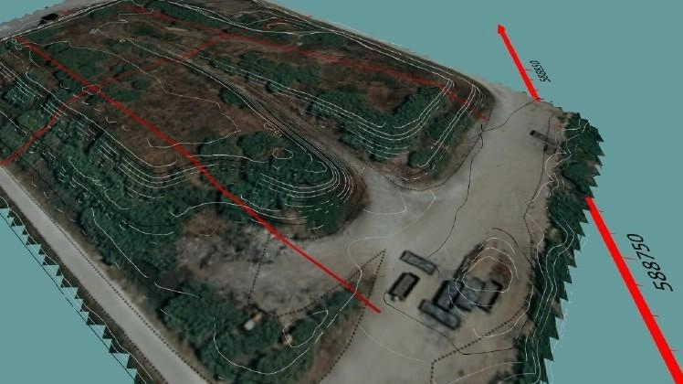 Il rendering del progetto di chiusura e monitoraggio dell’ex discarica di Codupino Il rendering del progetto di chiusura e monitoraggio dell’ex discarica di Codupino