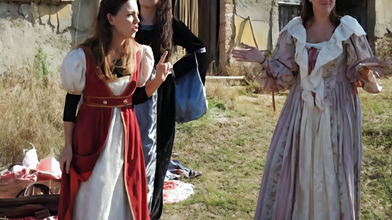 Un momento delle rappresentazioni teatrali in costume della passata edizione di «La via Francigena in Valdelsa, tra sogno e leggenda» Un momento delle rappresentazioni teatrali in costume della passata edizione di «La via Francigena in Valdelsa, tra sogno e leggenda»