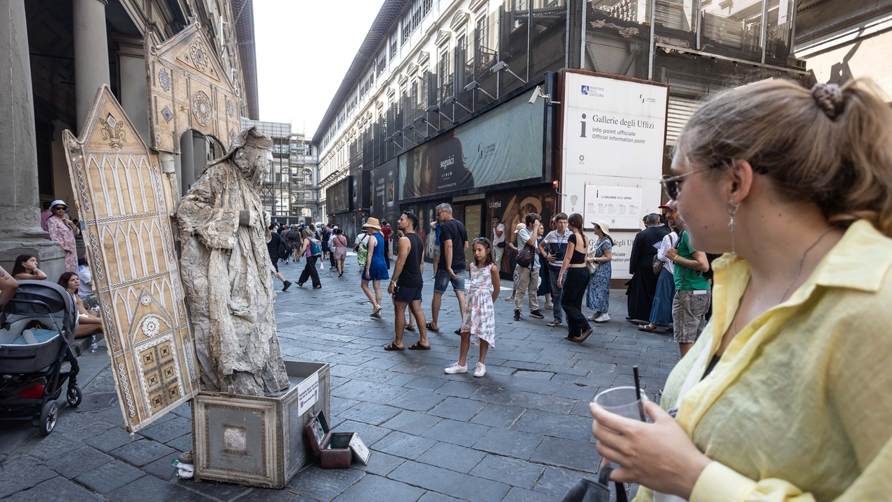 Firenze, turisti in centro