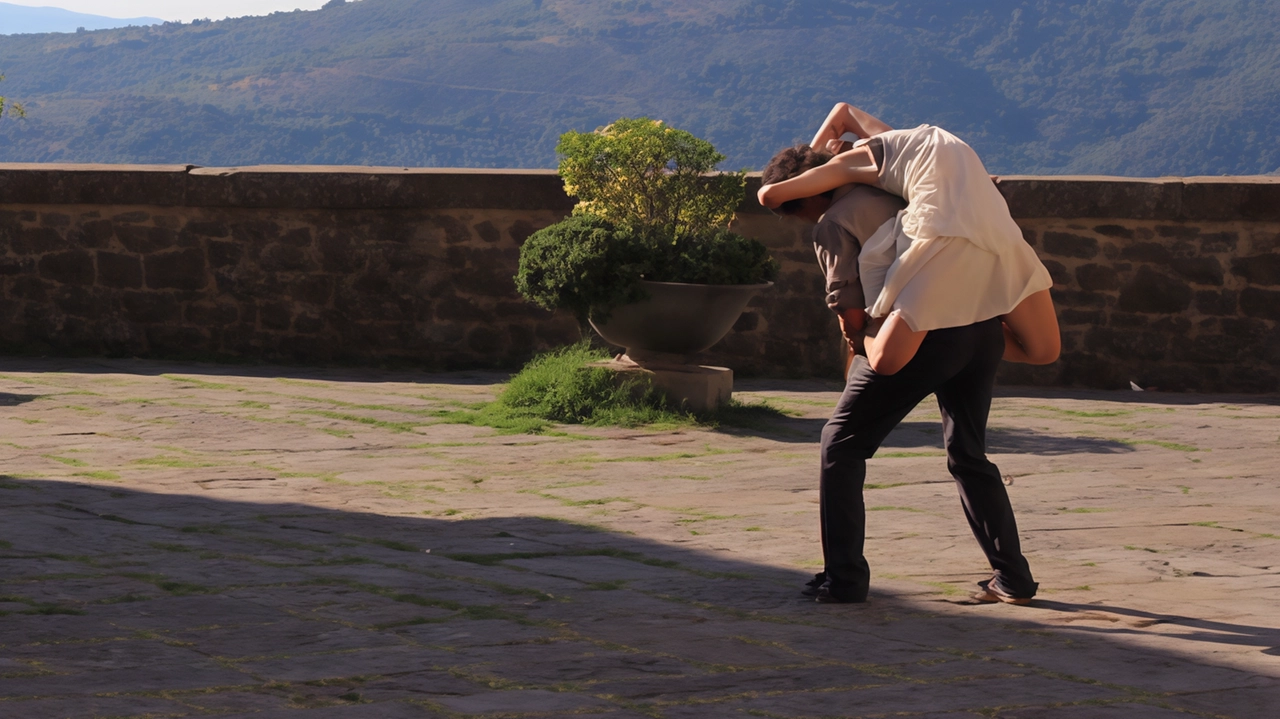 Oggi i danzatori e coreografi Francesco Manenti e Daria Menichetti, con il coordinamento artistico di Giorgio Rossi, accompagneranno il pubblico... Oggi i danzatori e coreografi Francesco Manenti e Daria Menichetti, con il coordinamento artistico di Giorgio Rossi, accompagneranno il pubblico...