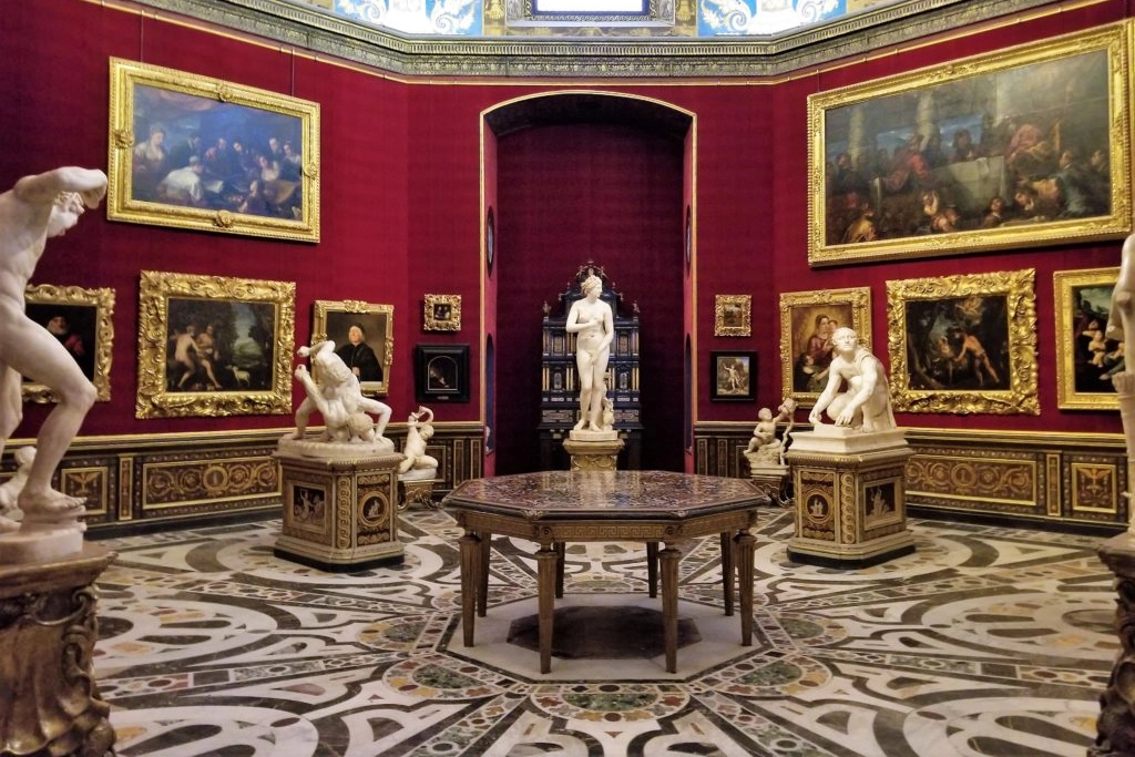 La Tribuna degli Uffizi, restaurata nel 2012