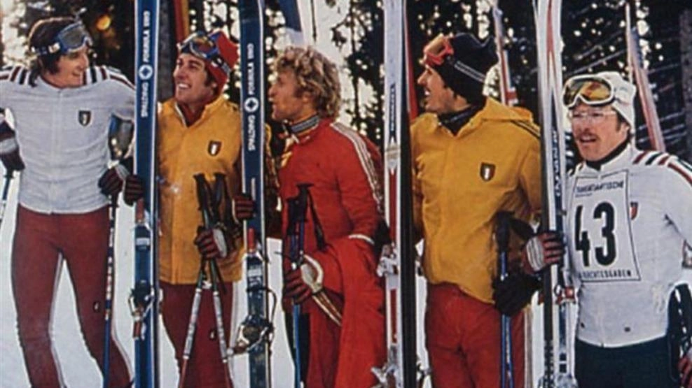 Gros, Thoeni,. Stricker,. Schmalzl e. Pietrogiovanna: 5 italiani nei primi 5, nel 1974 Gros, Thoeni,. Stricker,. Schmalzl e. Pietrogiovanna: 5 italiani nei primi 5, nel 1974