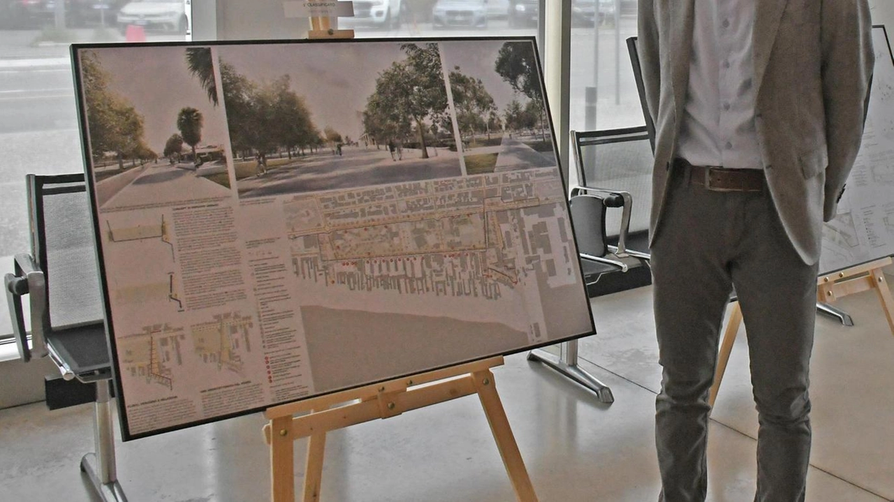 L’architetto Daniele Vanni, primo classificato nel concorso di idee