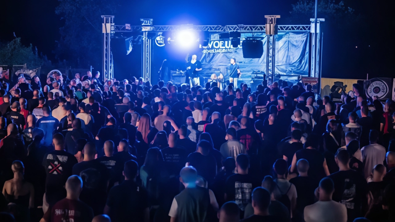 Un’immagine dell’ultima edizione della festa di CasaPound che si è svolta a Principina a Mare Un’immagine dell’ultima edizione della festa di CasaPound che si è svolta a Principina a Mare