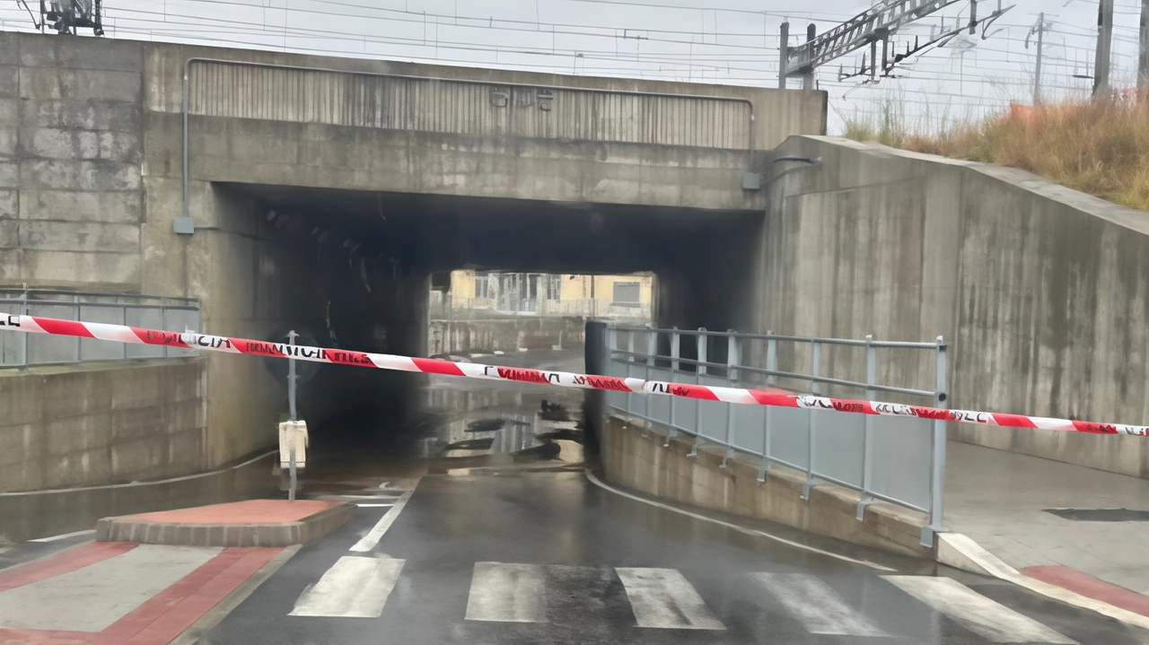 Le immagini del sottopasso Baldaccio poco prima della riapertura al traffico