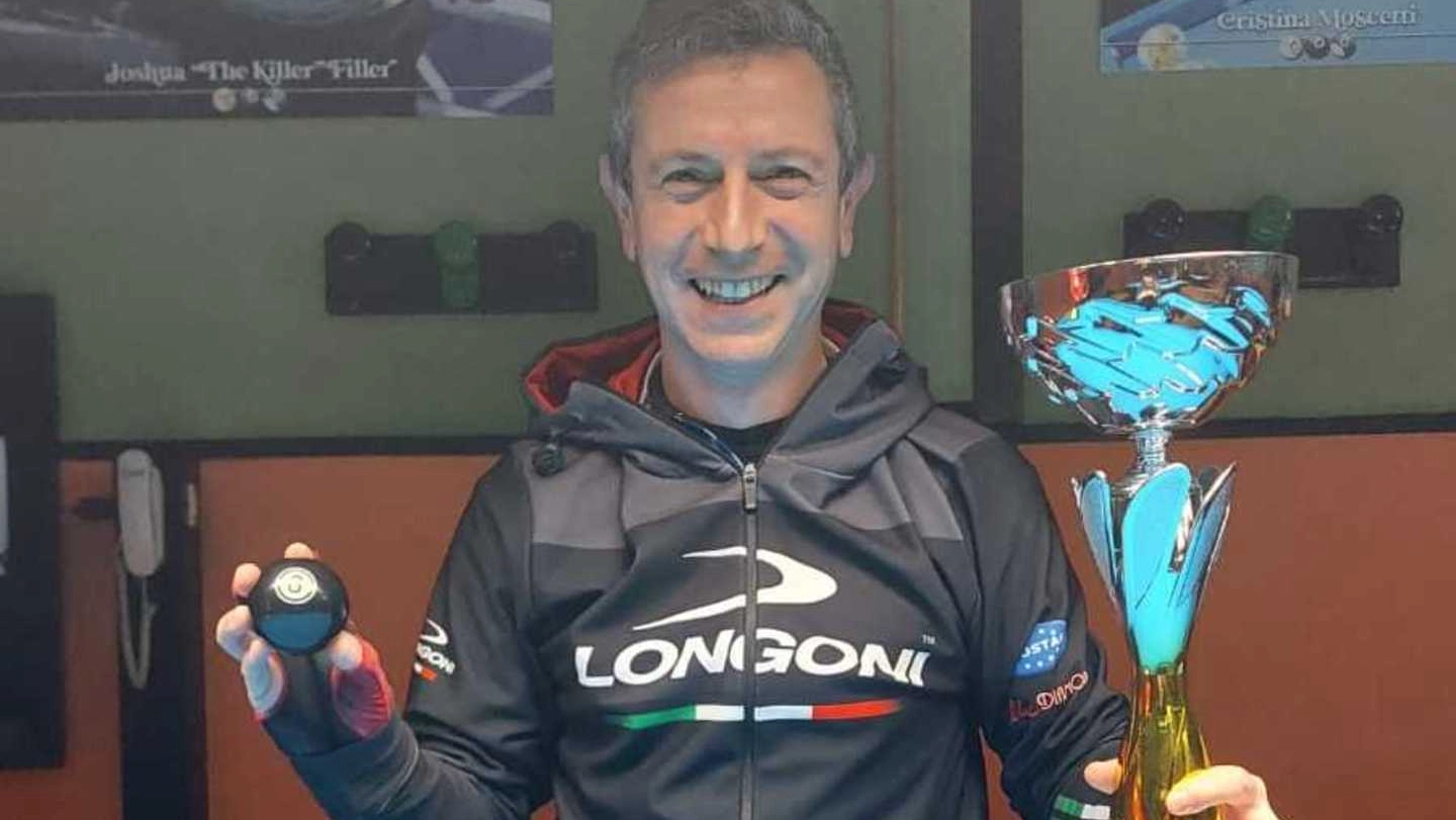 Marco Viani primo nel campionato regionale Fisb di biliardo all’americana