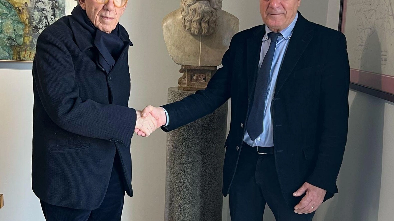 Nel palazzo comunale ci sono due nuove opere d’arte che resteranno per sempre nella casa dei cittadini: un ritratto... Nel palazzo comunale ci sono due nuove opere d’arte che resteranno per sempre nella casa dei cittadini: un ritratto...