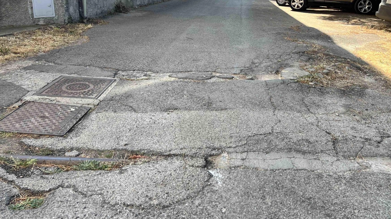 Uno dei tratti di strada al centro della lettera di protesta dei residenti