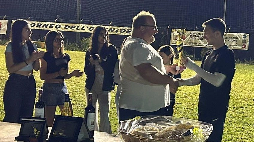 Un momento della premiazione Un momento della premiazione