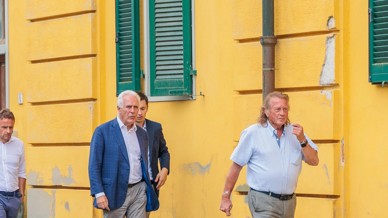 Il presidente della Regione Eugenio Giani e il presidente del Parco Lorenzo Bani Il presidente della Regione Eugenio Giani e il presidente del Parco Lorenzo Bani