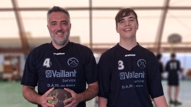Andrea Menci, classe ’81 e il figlio Diego del 2010 Andrea Menci, classe ’81 e il figlio Diego del 2010