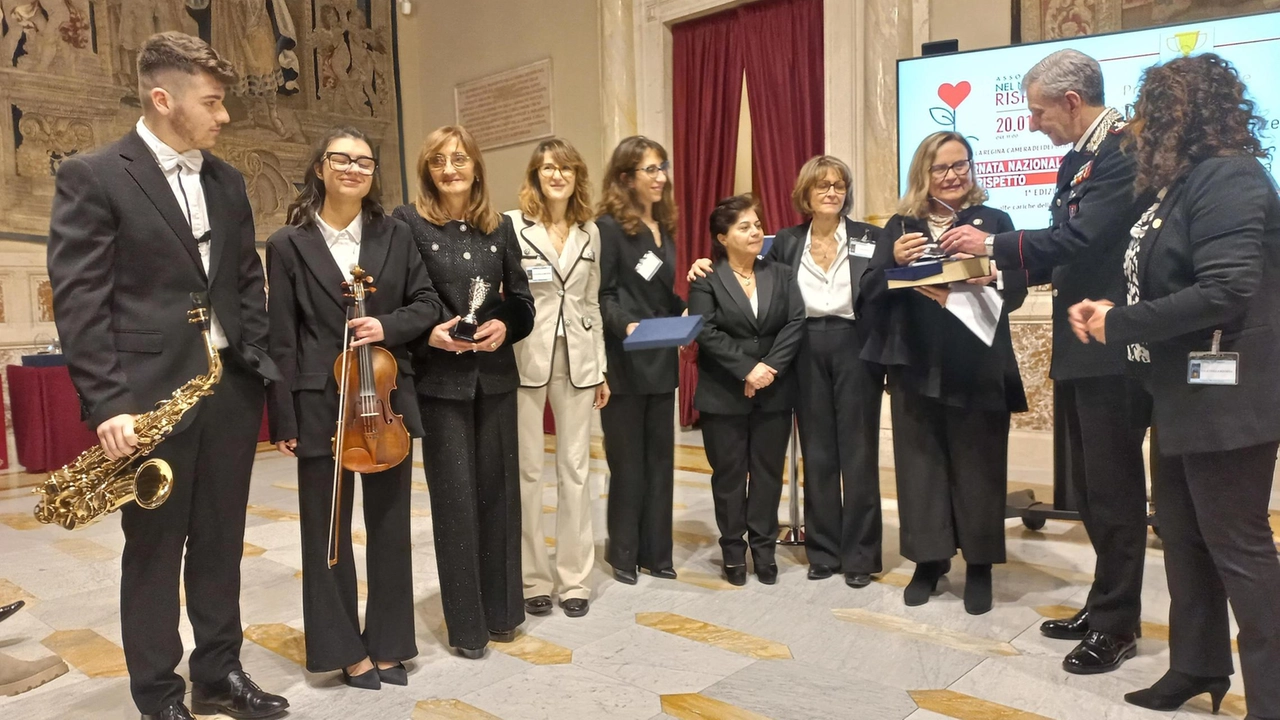 La cerimonia nella Sala della Regina a Montecitorio La cerimonia nella Sala della Regina a Montecitorio
