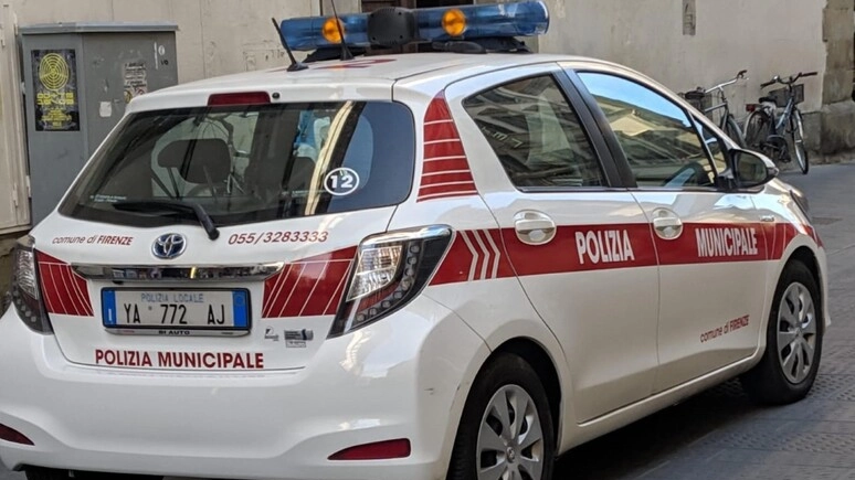 L'intervento della polizia municipale