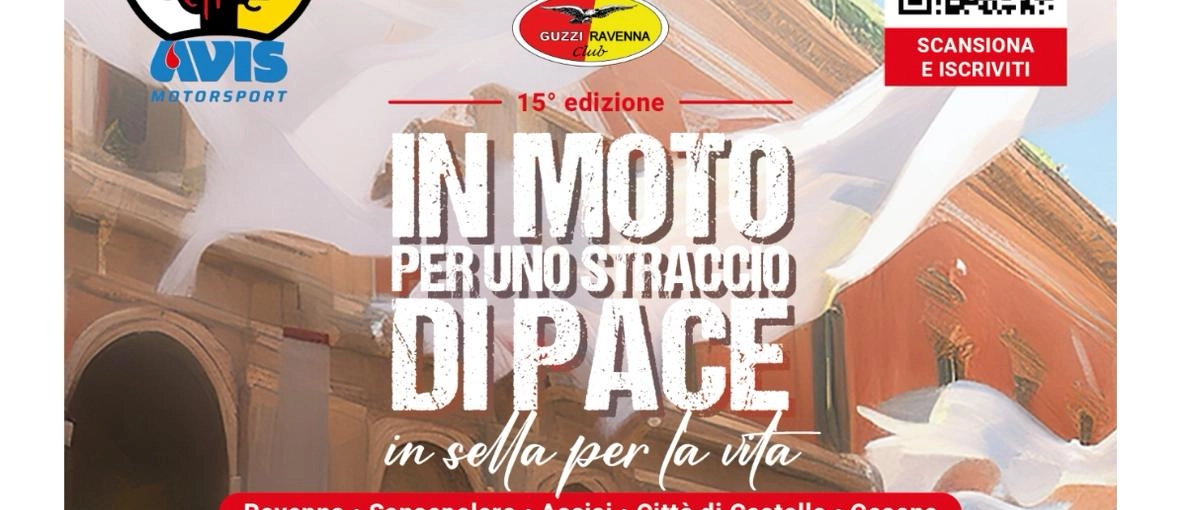 In Moto per uno Straccio di Pace: Sansepolcro accoglie la 15ª edizione del motoraduno solidale