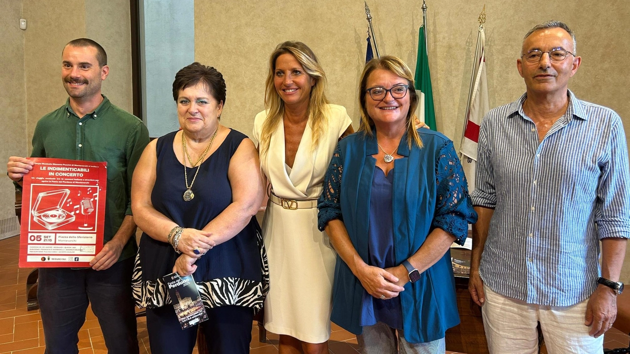 La presentazione del cartellone della festa del Perdono di Montevarchi La presentazione del cartellone della festa del Perdono di Montevarchi