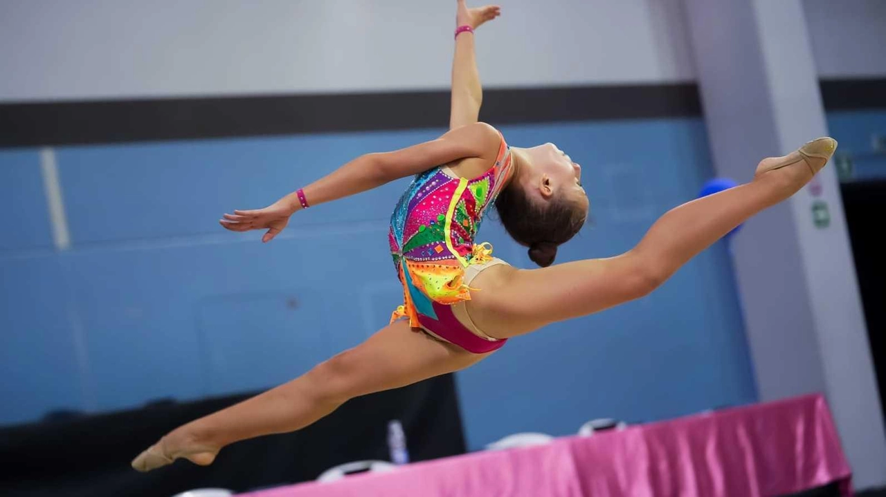 La giovane atleta Anna De Angelis, campionessa della Polisportiva Apuana La giovane atleta Anna De Angelis, campionessa della Polisportiva Apuana