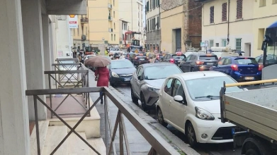 Le code hanno interessato la zona di via Reginaldo Giuliani e vie limitrofe (Fonte: Traffico Firenze)