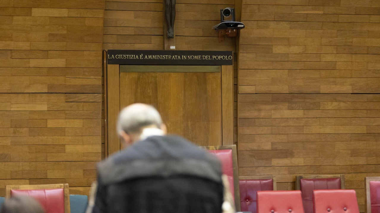 Un’aula del Tribunale di Pisa in piazza della Repubblica, foto Del Punta per Valtriani Un’aula del Tribunale di Pisa in piazza della Repubblica, foto Del Punta per Valtriani