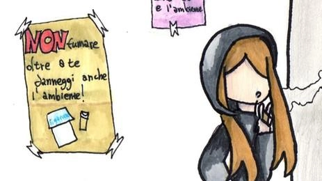 Uno dei disegni dei ragazzi