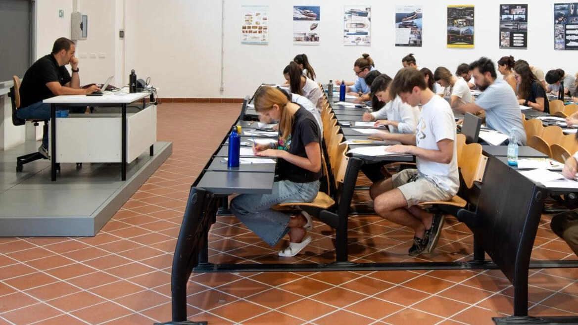 Una lezione nel campus universitario gestito dalla Fondazione Promostudi Una lezione nel campus universitario gestito dalla Fondazione Promostudi
