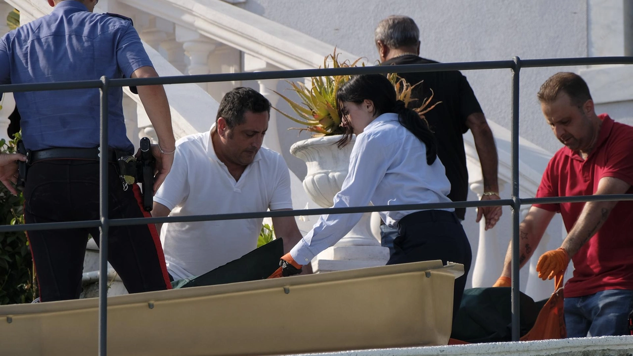 Uno dei drammatici momenti successivi alla tragedia