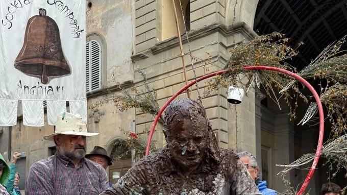 Una delle «vittime» anghiaresi Una delle «vittime» anghiaresi