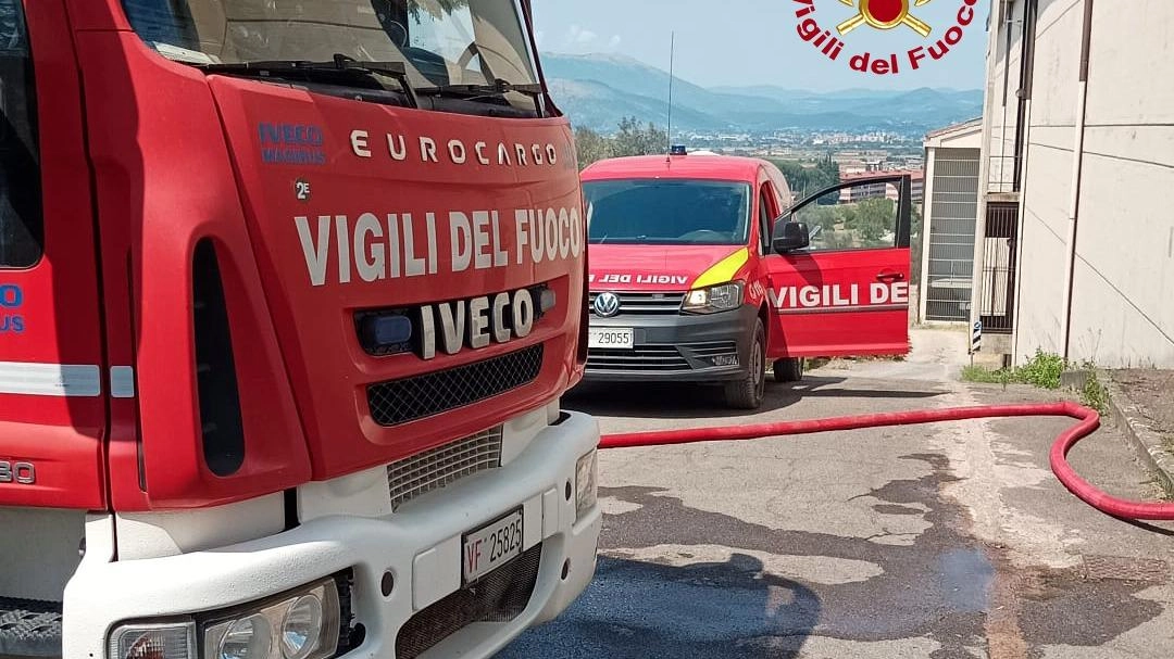 L’intervento dei Vigili del fuoco (foto di archivio)