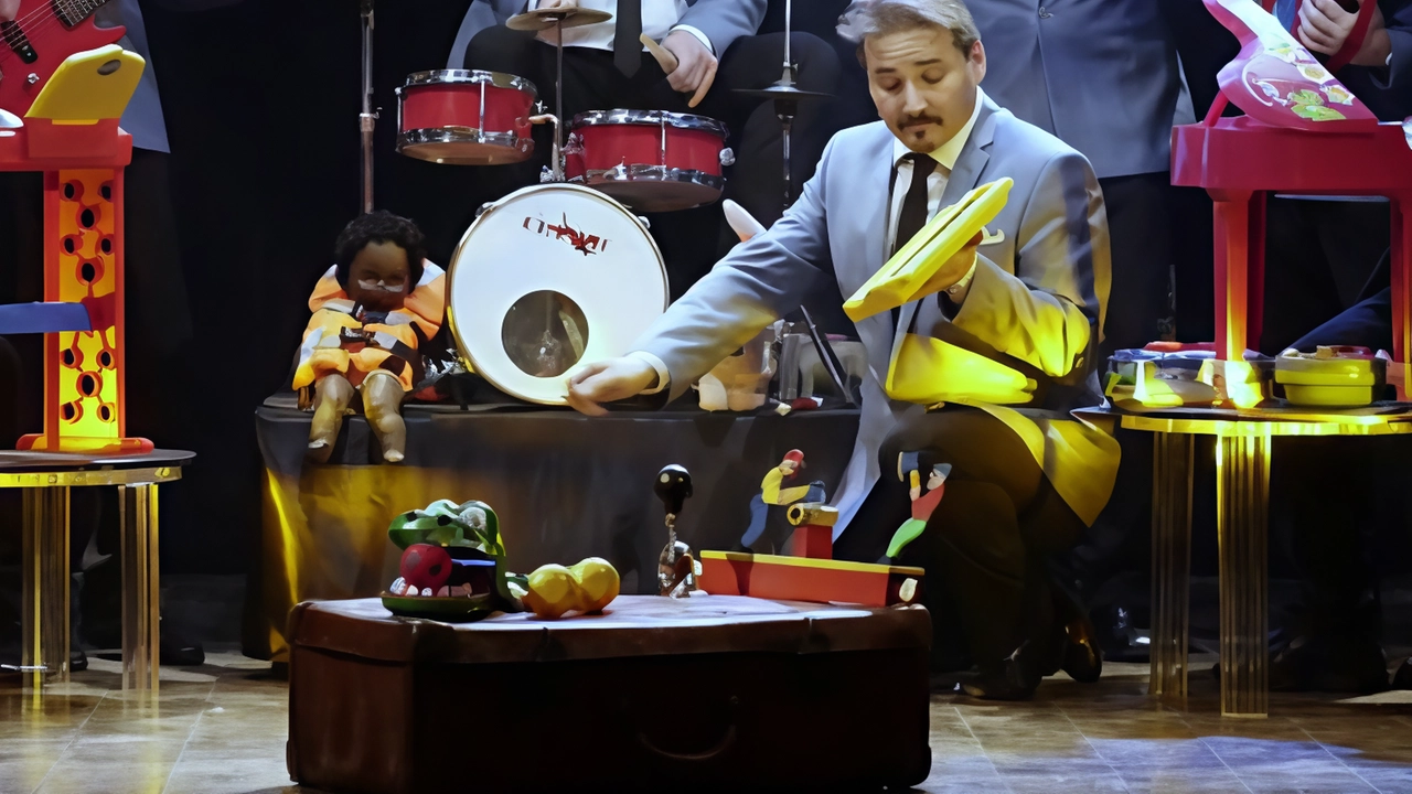 La Playtoy orchestra e il suo coinvolgente concerto per grandi e piccini La prima band al mondo che suona esclusivamente con strumenti giocattolo La Playtoy orchestra e il suo coinvolgente concerto per grandi e piccini La prima band al mondo che suona esclusivamente con strumenti giocattolo