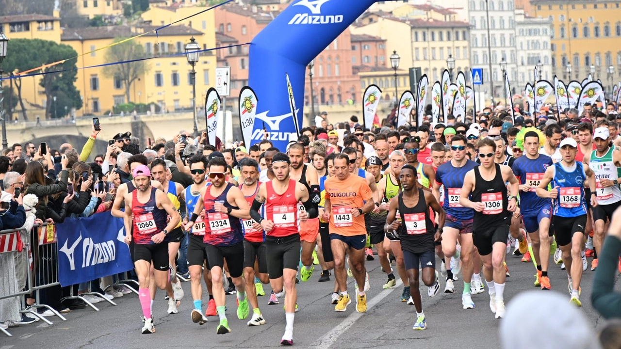 Half Marathon Firenze, la partenza della corsa